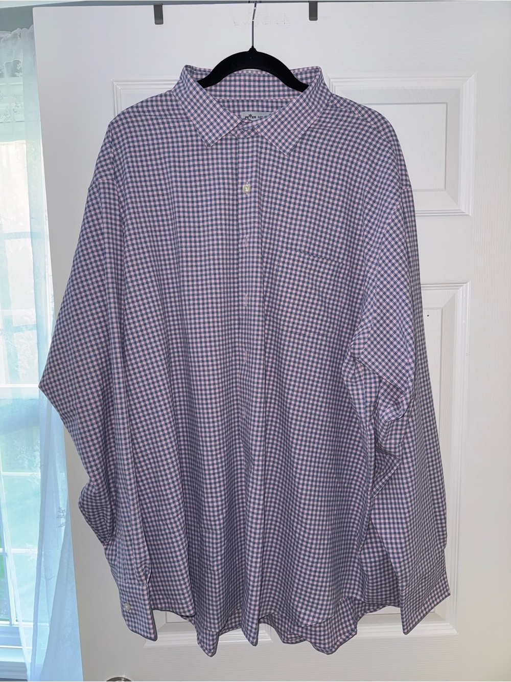Men’s Peter Millar Summer Comfort Performance Button-Down Dress Shirt Size XXL